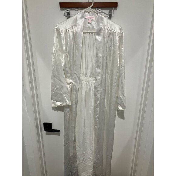 Oscar De La Renta Pink Label Women's Bridal Robe, White, Size XS/S - Picture 1 of 3